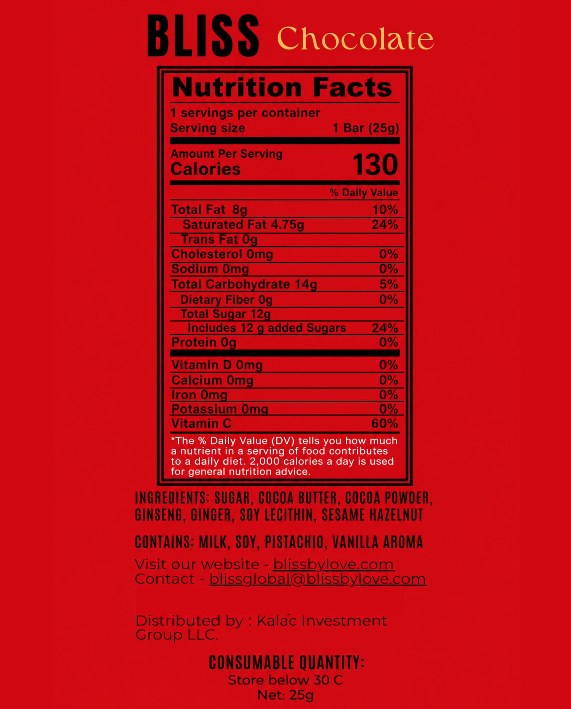 The Natural Intimacy Chocolate